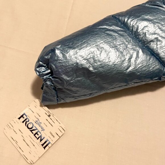 Disney Frozen 2 Metallic Blue Hooded Jacket Toddler Girls 2T - Picture 14 of 16